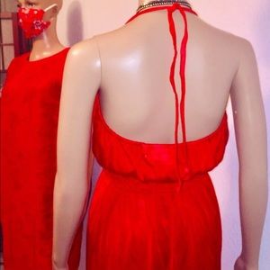 10065 Women’s red comfortable slips On dress size S